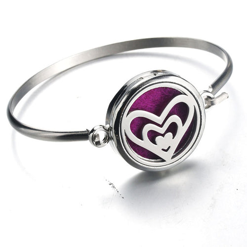30mm Stainless Steel Bracelet Bangle Essential Oil