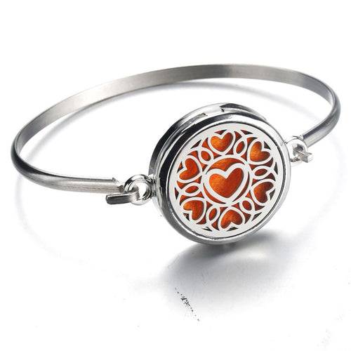 30mm Stainless Steel Bracelet Bangle Essential Oil
